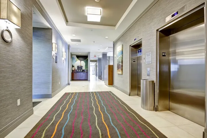 Interior entrance
