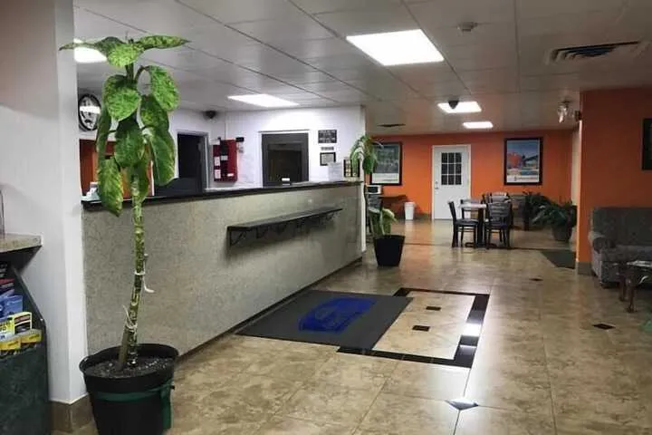 Interior entrance