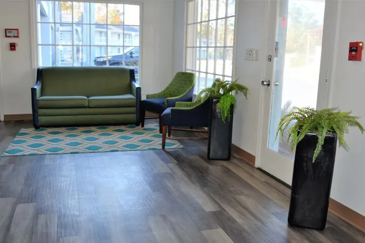 Lobby sitting area