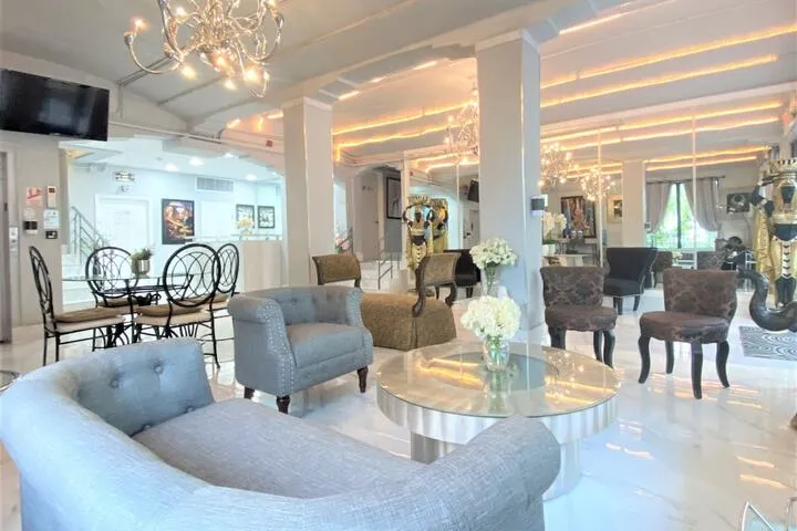 Lobby sitting area