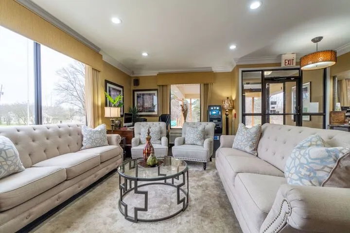 Lobby sitting area