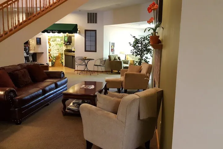Lobby sitting area