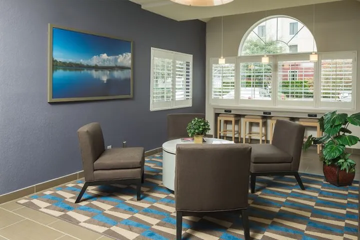 Lobby sitting area