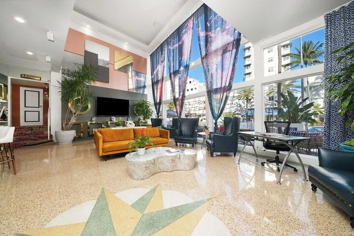 Lobby sitting area