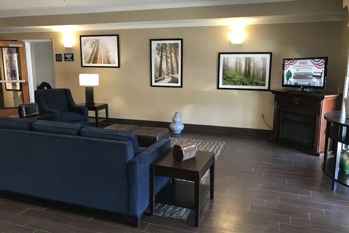Lobby sitting area