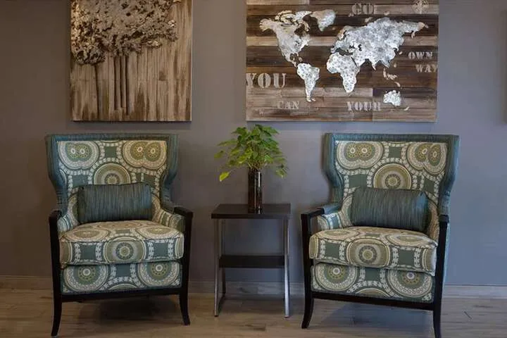 Lobby sitting area