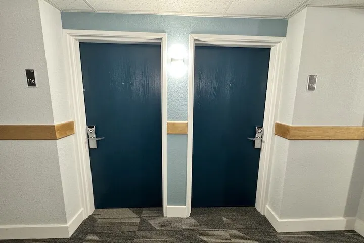 Interior entrance