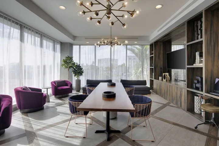 Lobby sitting area