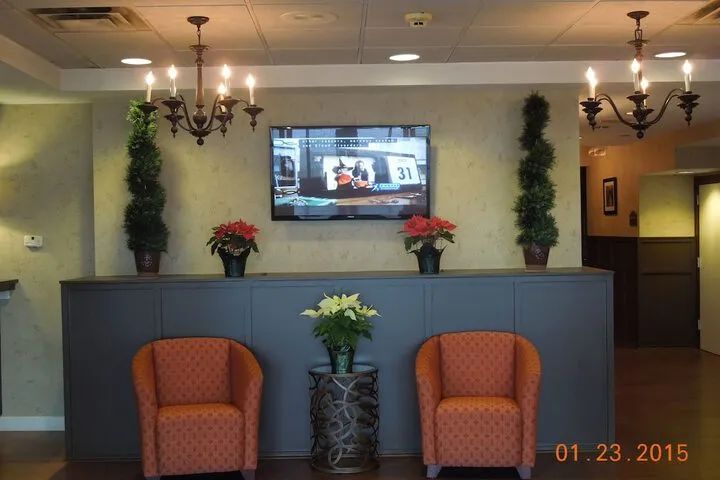 Lobby sitting area