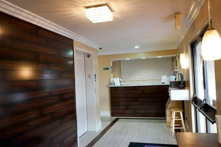 Interior entrance