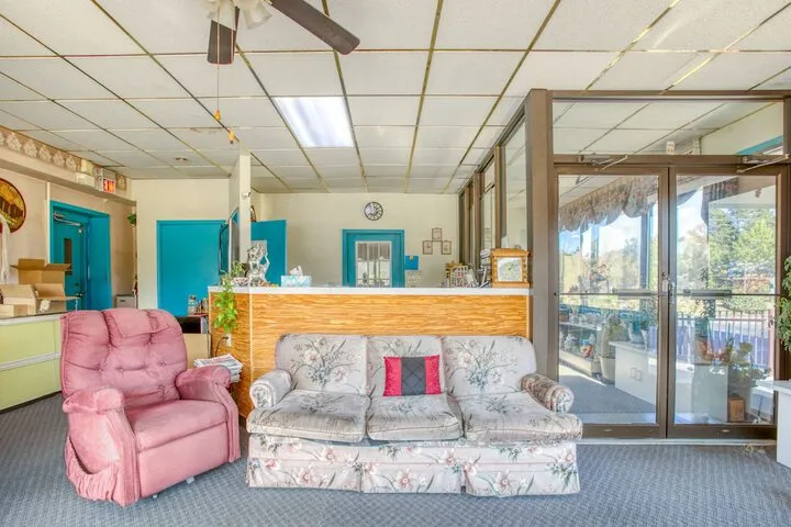 Lobby sitting area
