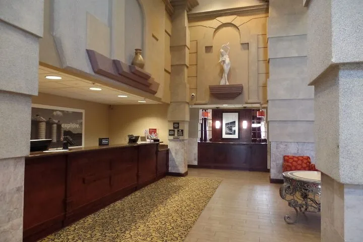 Interior entrance
