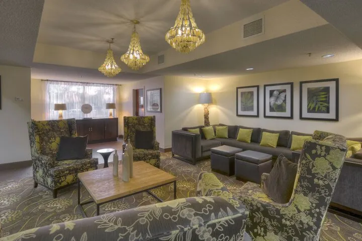 Lobby sitting area