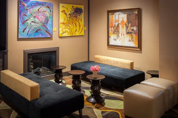 Lobby sitting area