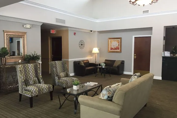 Lobby sitting area