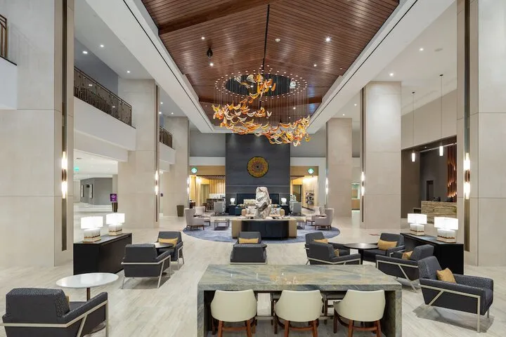 Lobby sitting area