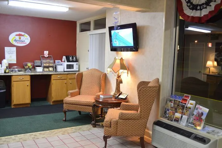Lobby sitting area