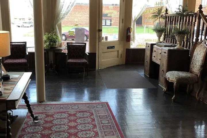 Interior entrance