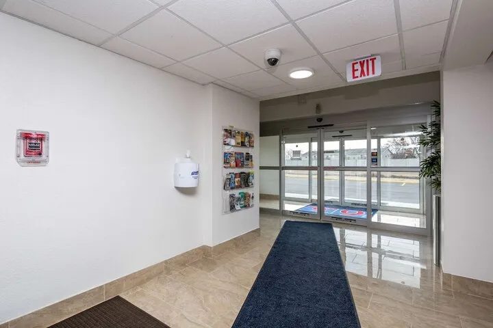 Interior entrance