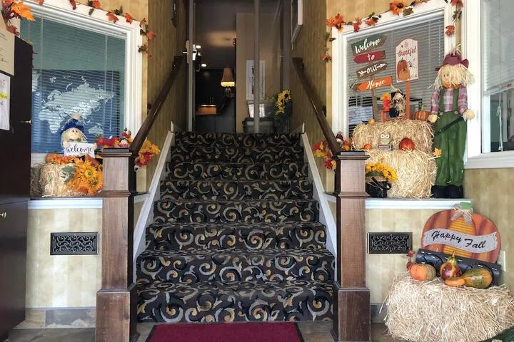Interior entrance