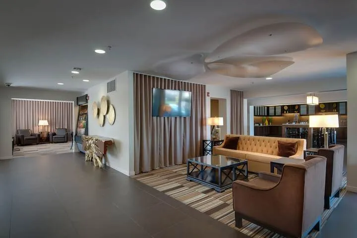 Lobby sitting area