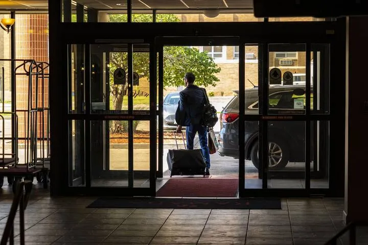 Interior entrance