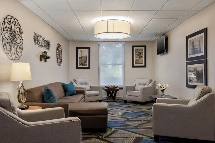 Lobby sitting area