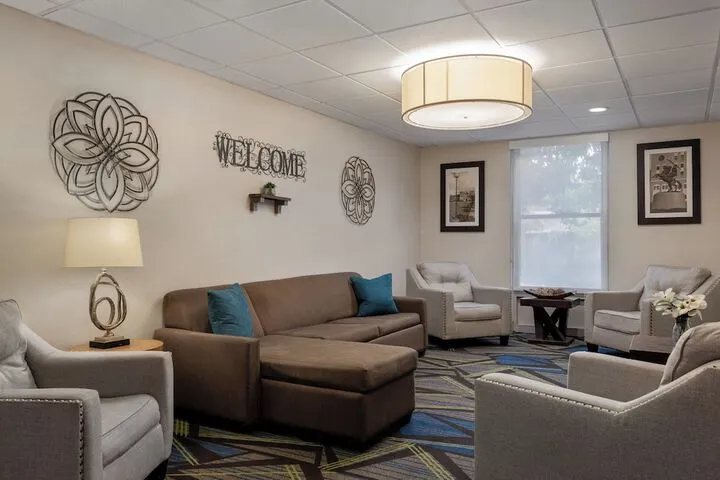 Lobby sitting area