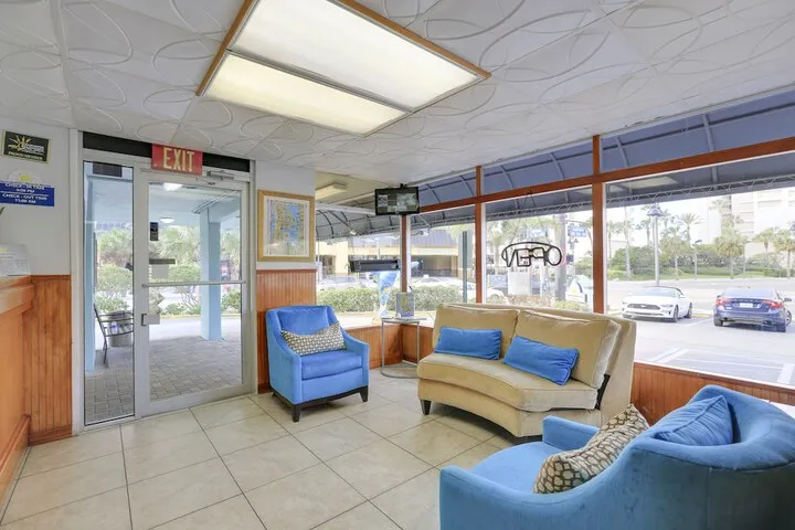 Lobby sitting area