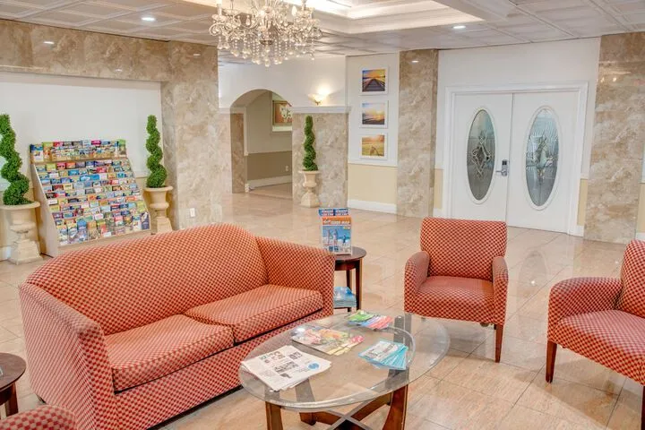 Lobby sitting area