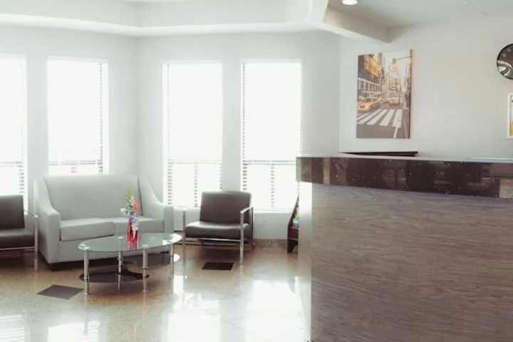 Lobby sitting area