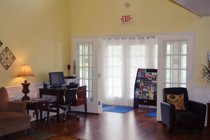 Interior entrance