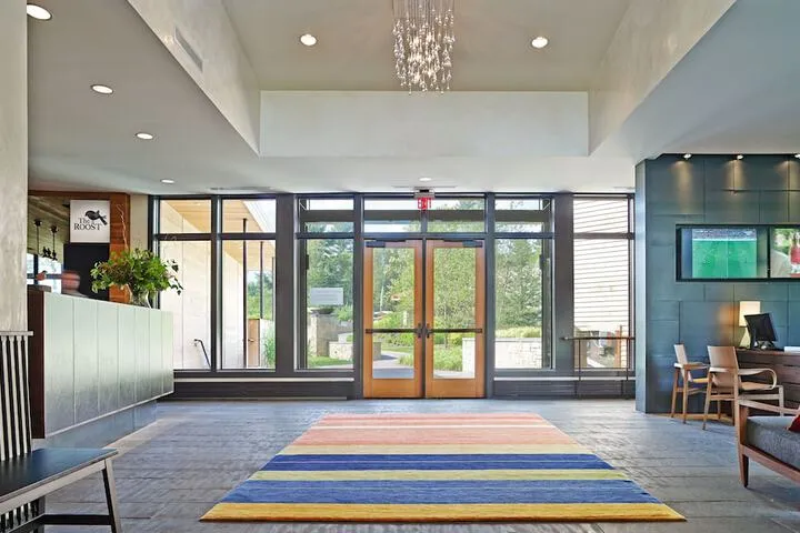 Interior entrance