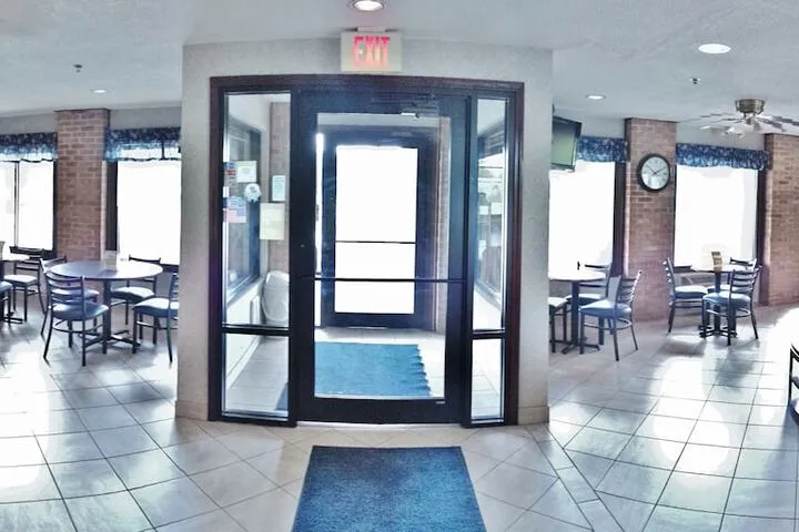 Interior entrance