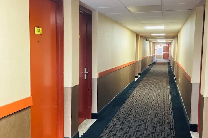 Interior entrance