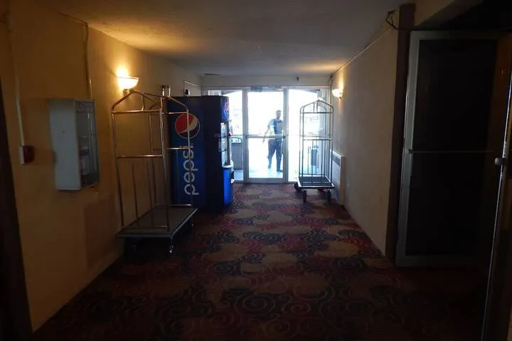 Interior entrance
