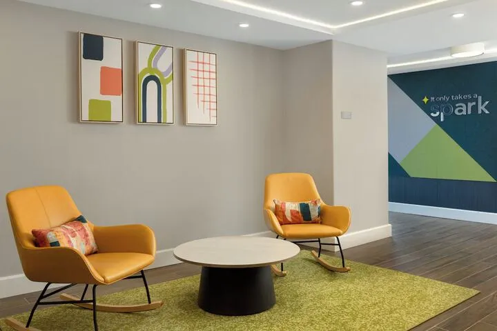 Lobby sitting area
