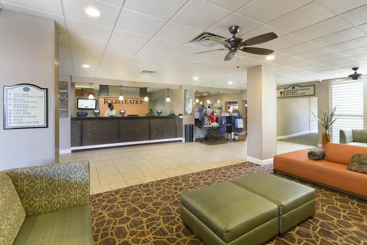 Lobby sitting area