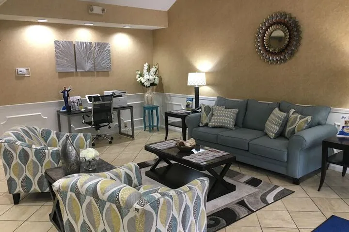 Lobby sitting area
