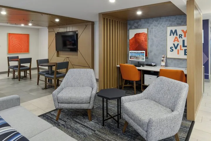 Lobby sitting area