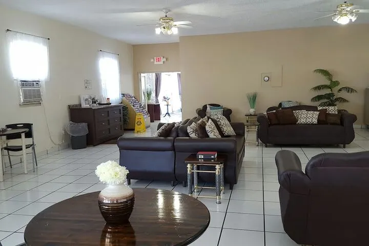 Interior entrance