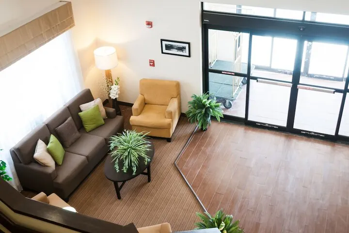 Interior entrance