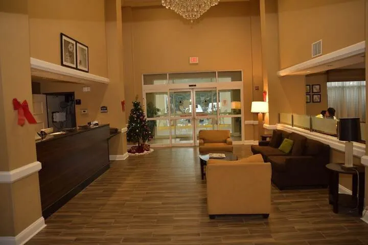 Lobby sitting area
