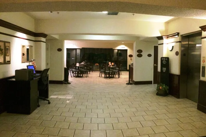 Interior entrance