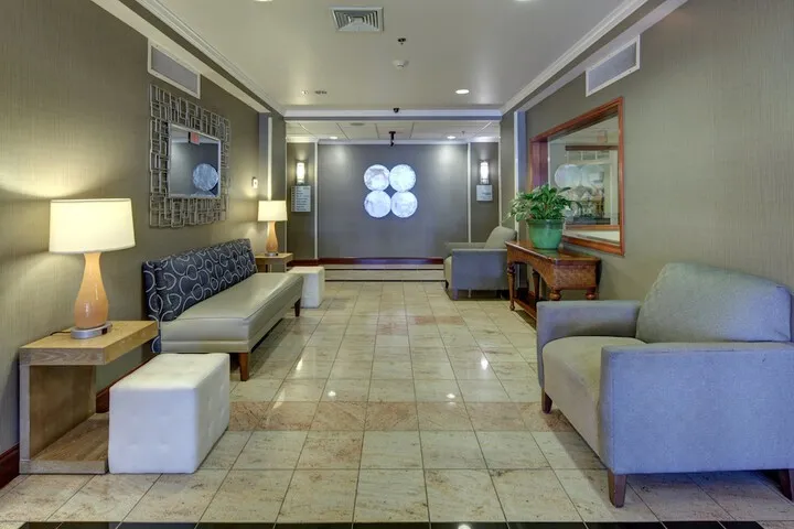 Lobby sitting area