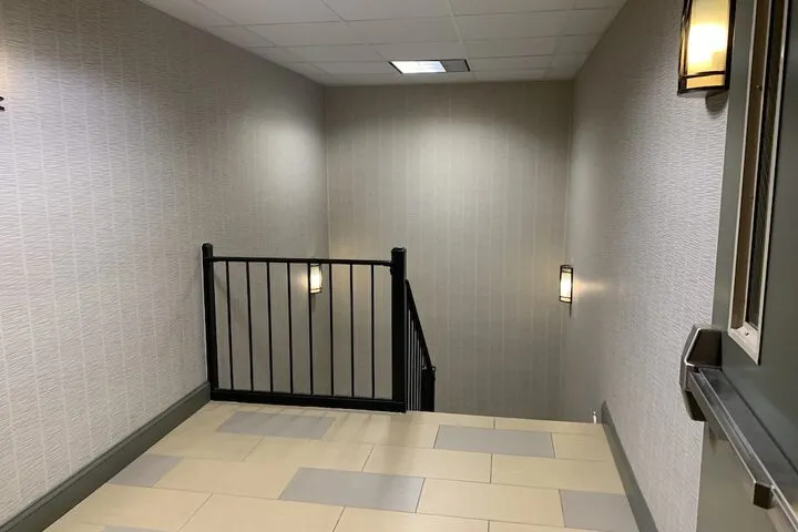 Interior entrance