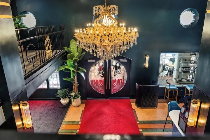 Interior entrance