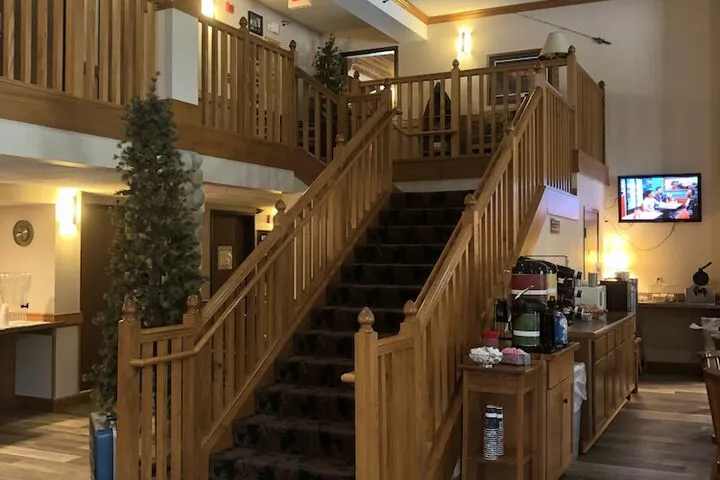 Interior entrance