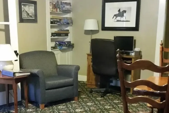 Lobby sitting area