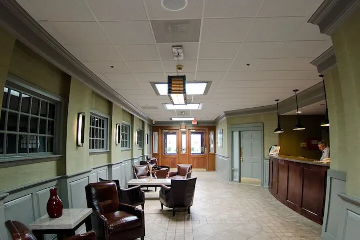 Lobby sitting area